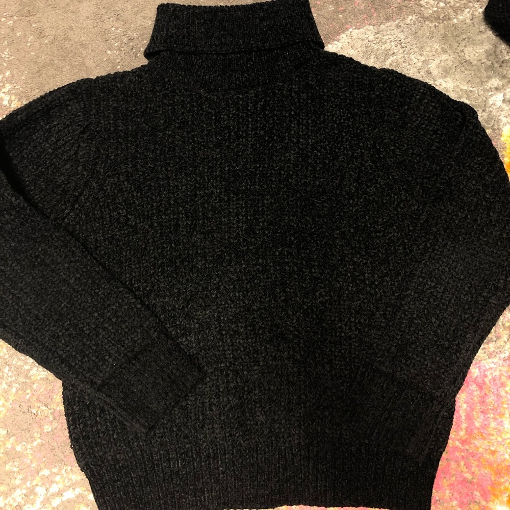 Black Turtleneck Sweater